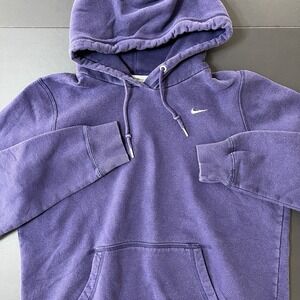 Nike Pullover Hoodie Size XL Blue Faded Sports Athletic Grunge